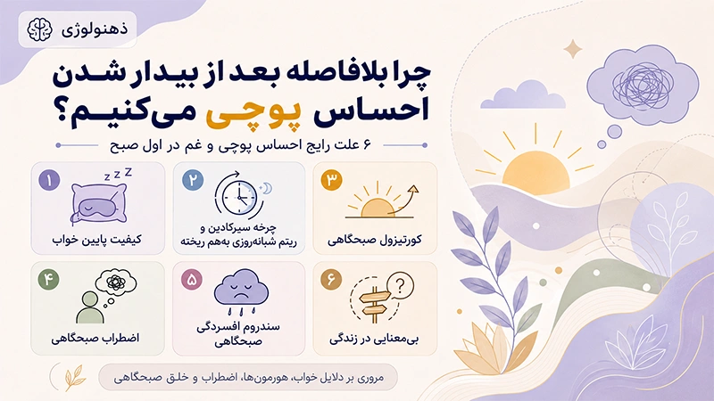 علت احساس پوچی اول صبح
